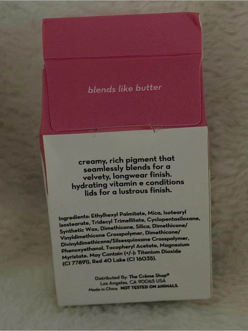 The Crème Shop Fruit Tart Crème Eyeshadow — Pink